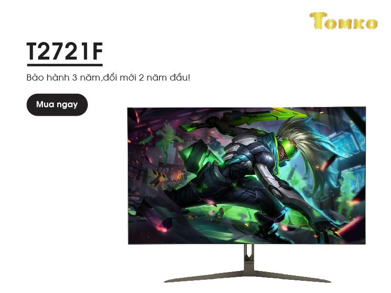 Top màn hình máy tính PC Tomko 27 inch 2K 75Hz IPS T2721F-2K tốt nhất giá rẻ