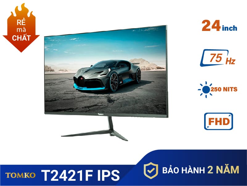 man hinh may vi tinh pc tomko 24 inch t2421f ips 2