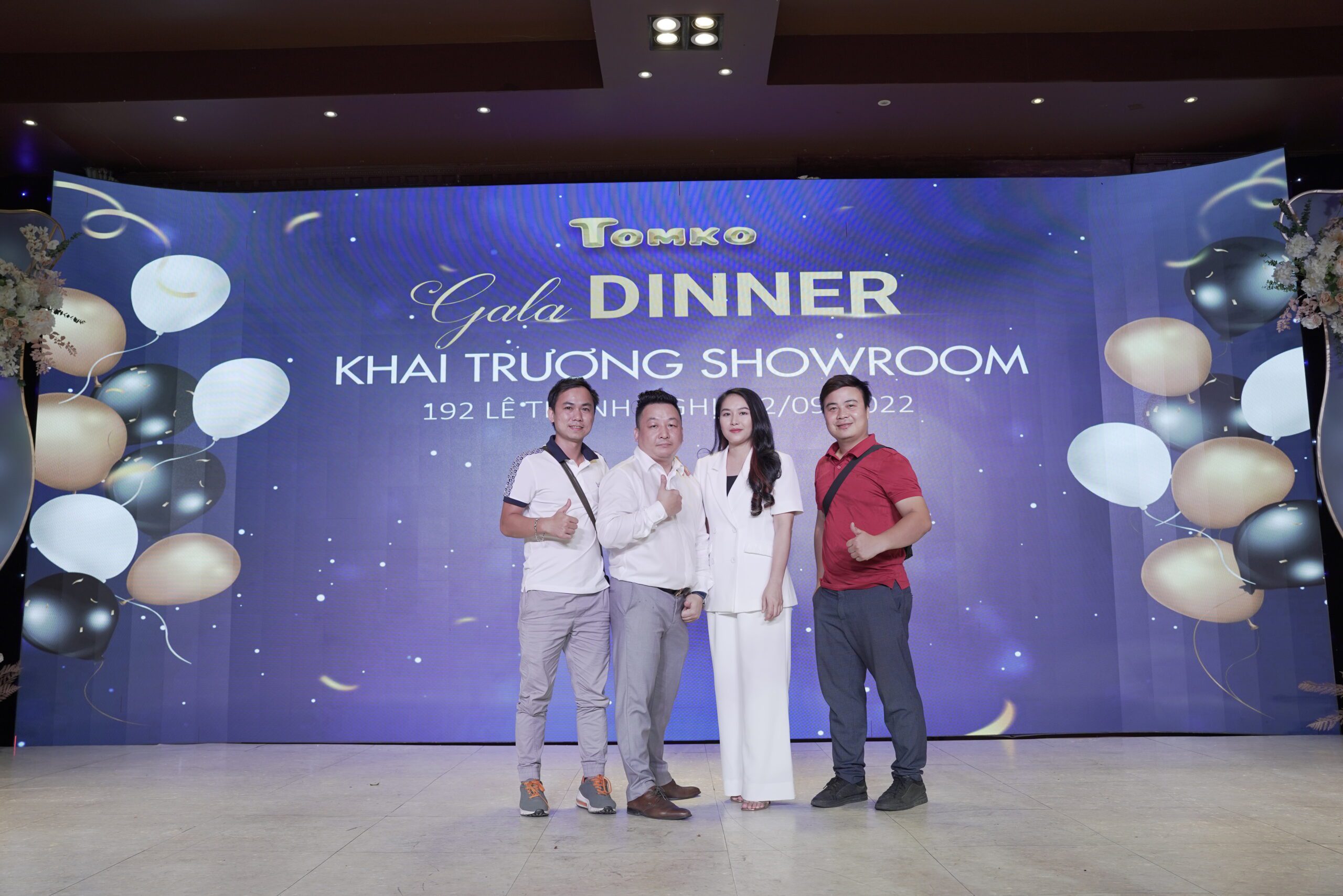 anh gala dinner khai truong showroom tomko 192 le thanh nghi 6