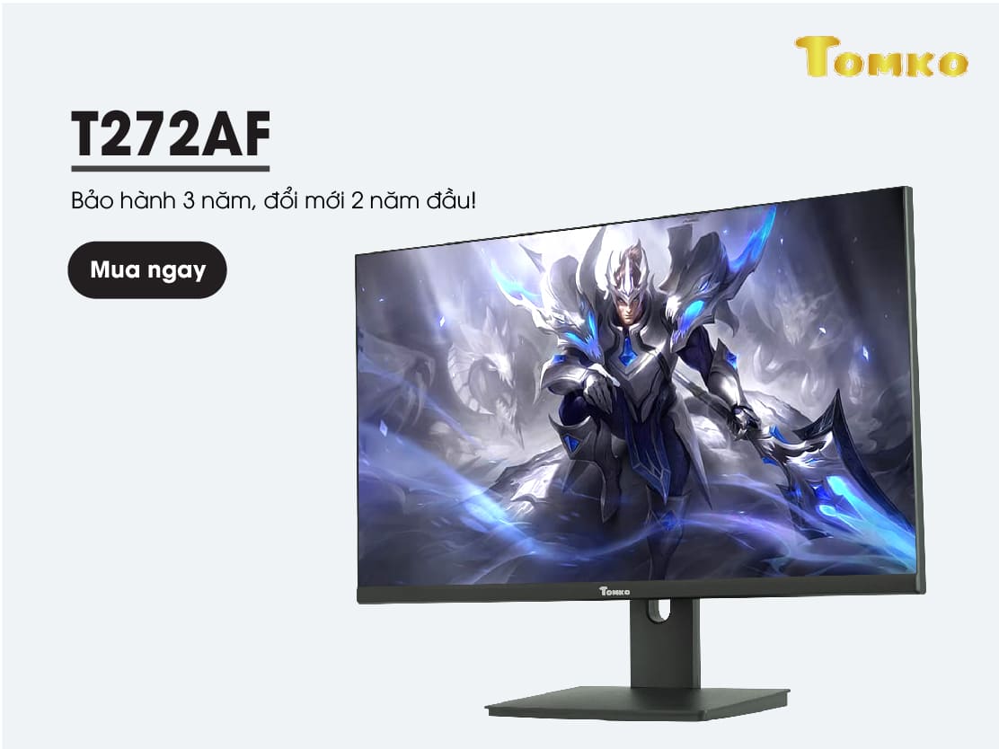 man hinh may tinh 27 inch 144hz 1ms ips tomko t272af 3