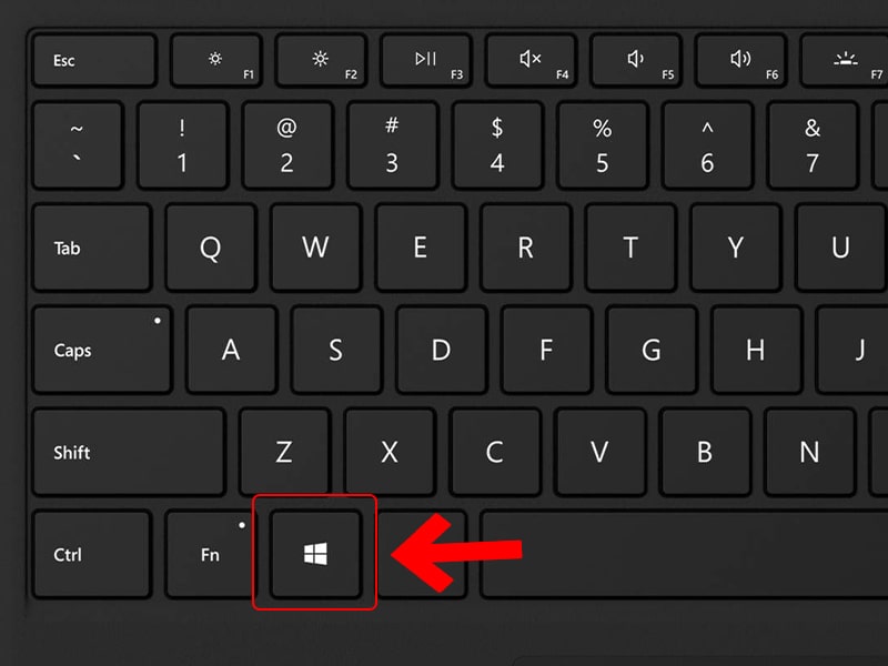 Nút biểu tượng Win trên bàn phím