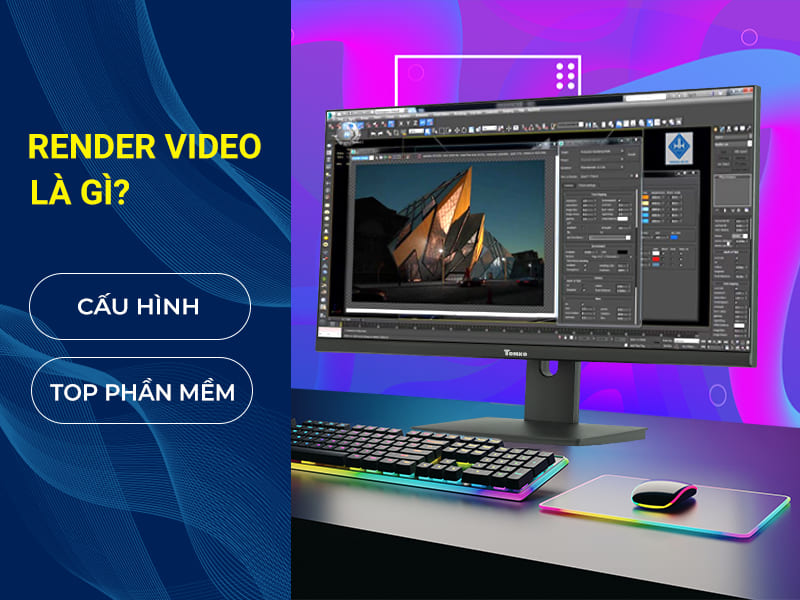 Render video là gì, Phần mềm render video