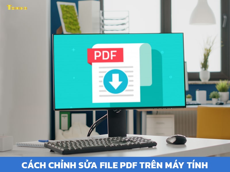huong dan cach sua file pdf tren may tinh