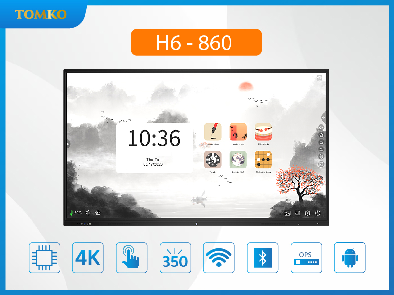 Màn hình tương tác 86 inch Tomko H6 860