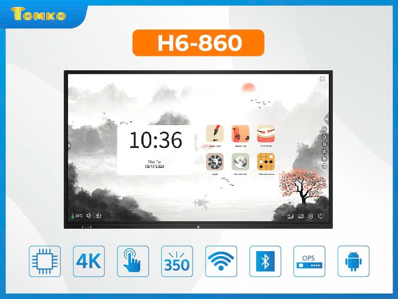 Màn hình tương tác 86 inch Tomko H6 860