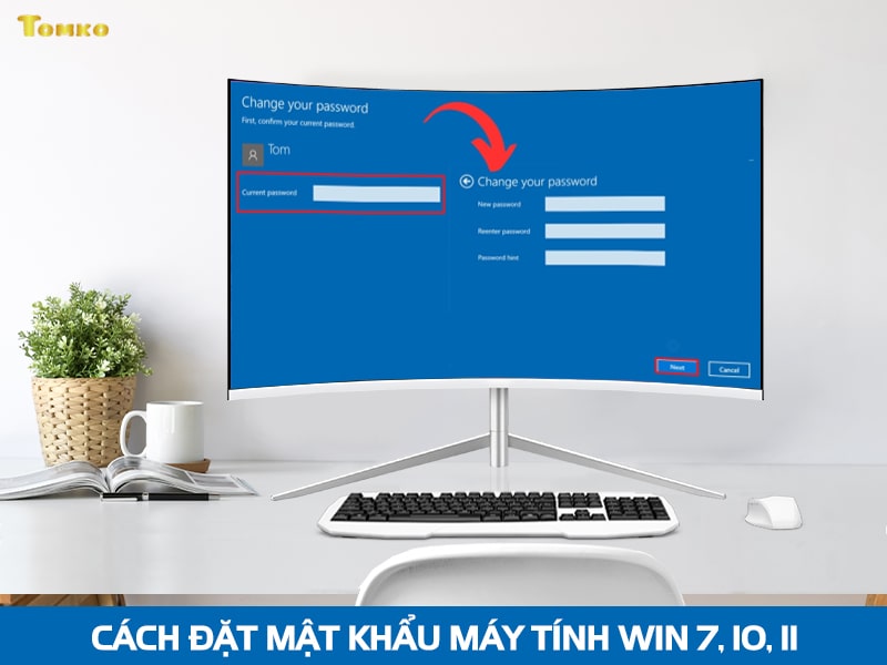 cach dat mat khau may tinh win 7 10 11