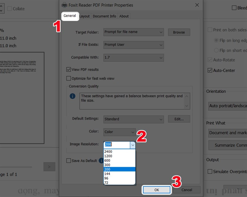 cach giam dung luong file pdf bang foxit reader b4