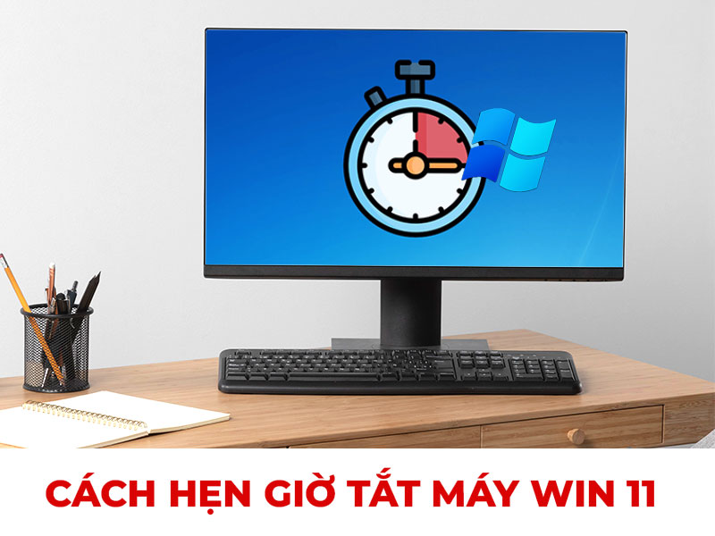 cach hen gio tat may tinh win 10 11