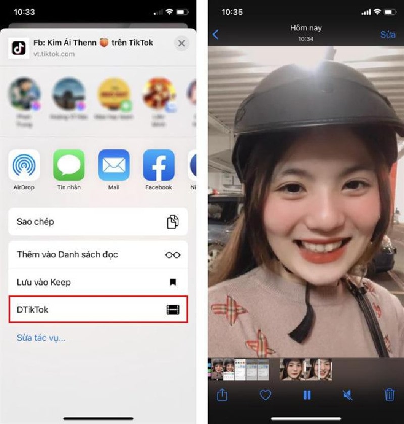 cach luu video tiktok cua minh khong co logo bang phim tat dtiktok cho iphone b4