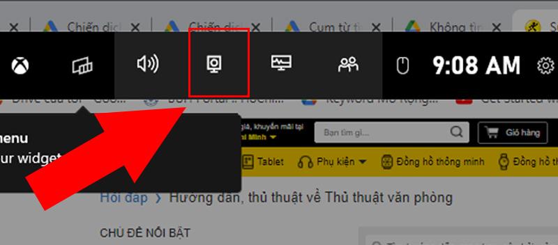 dung xbox game bar quay man hinh laptop win 11 b1