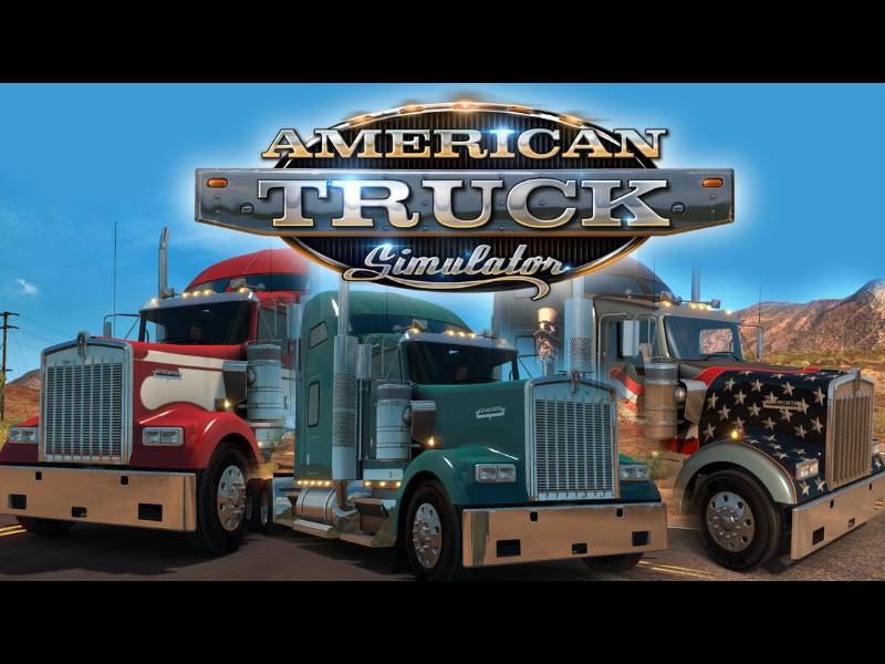 game mo phong lai xe american truck simulator