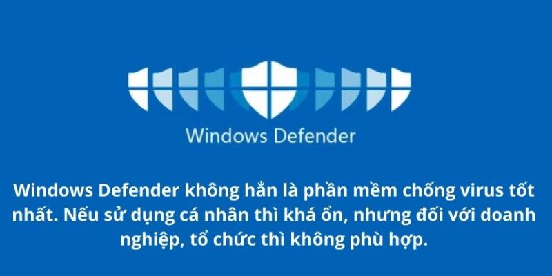 tai sao nen tat windows defender