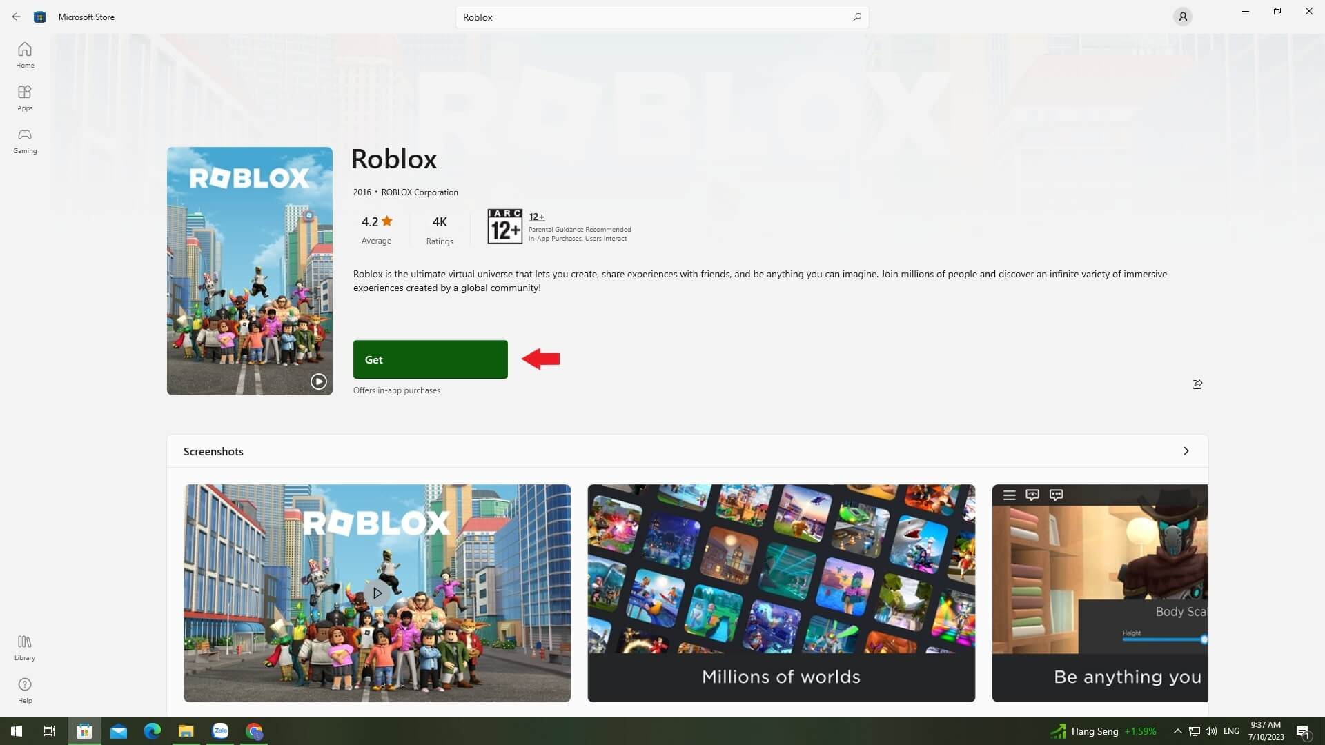 cach tai roblox tren microsoft store b2