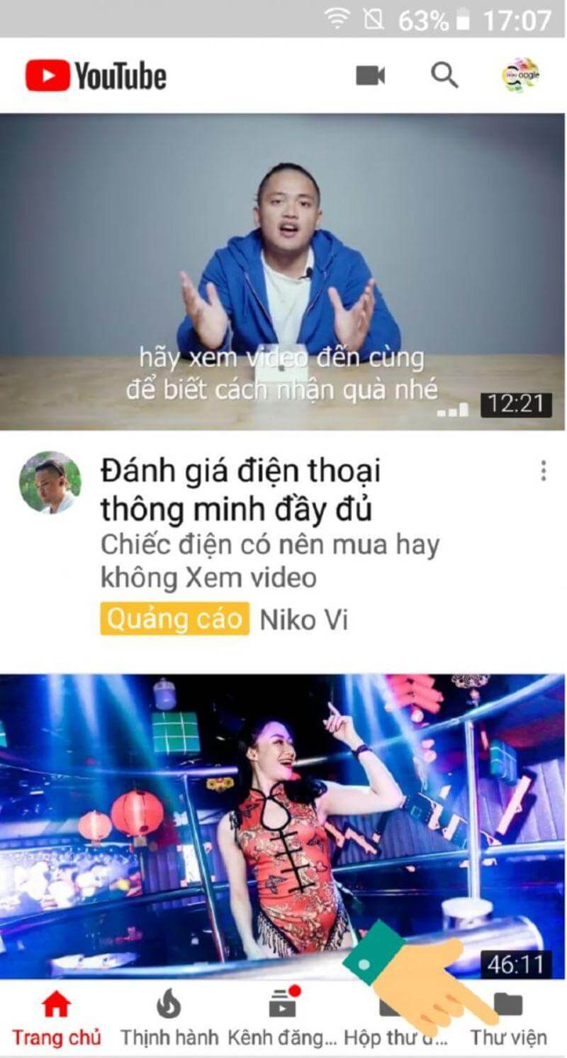 cach xoa lich su tim kiem tren youtube iphone b1