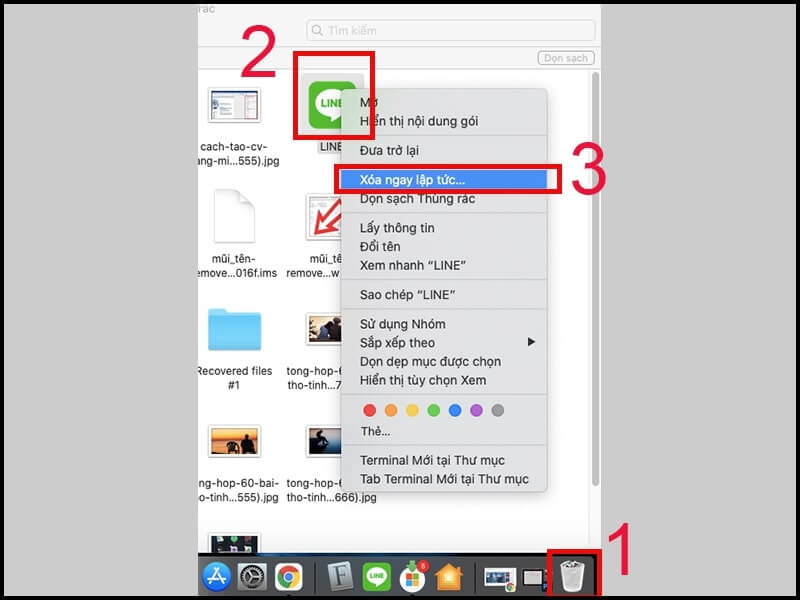 cach xoa ung dung tren may macbook sieu nhanh voi finder b3