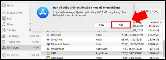 cach xoa ung dung tren may macbook voi cong cu quan ly bo nho b4