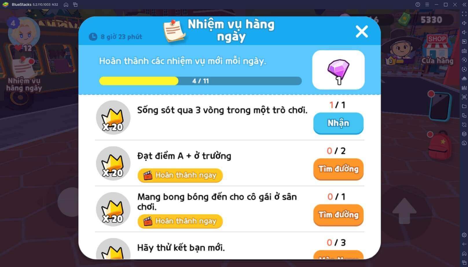 hoan thanh cac nhiem vu de nhan phan thuong xung dang