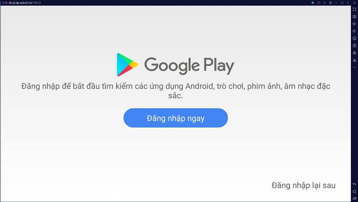 truy cap vao google play