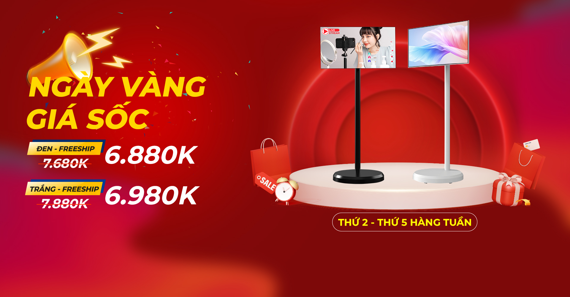 banner website chuong trinh khuyen mai man hinh tomko gowithme thang 3 2024 pc