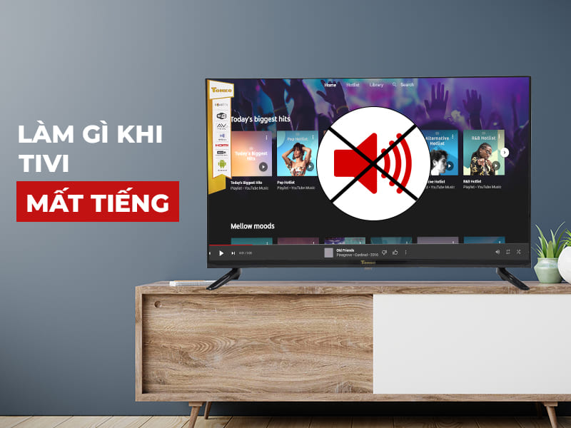 Tivi bị mất tiếng