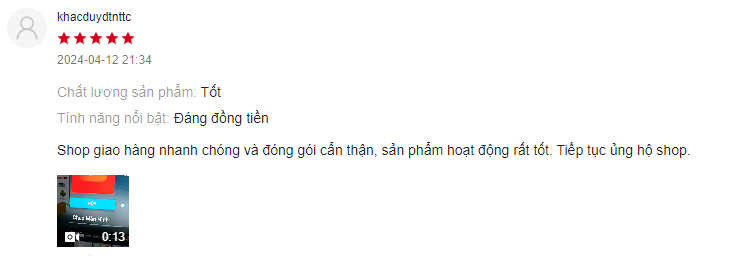 san pham duoc dong goi can than va giao hang nhanh