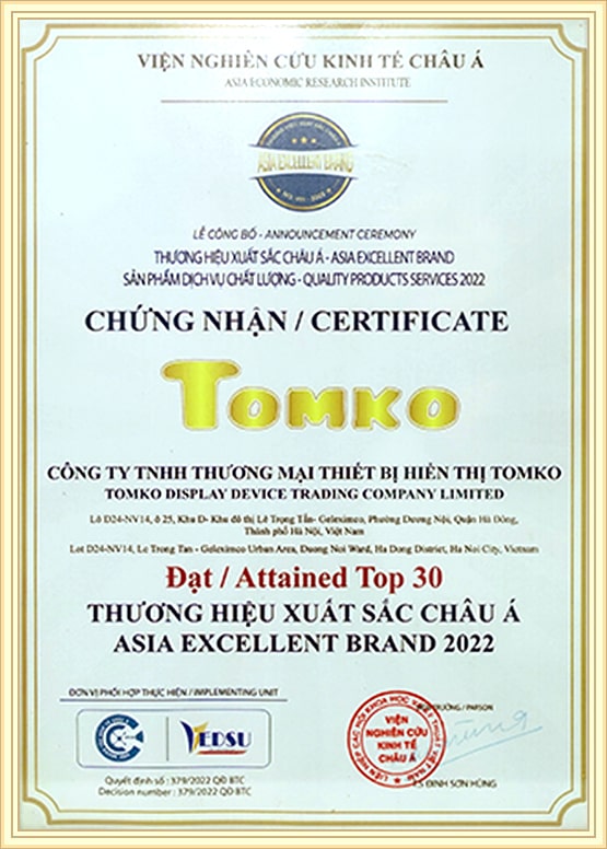 Những Thành Tựu Tomko Đạt Được