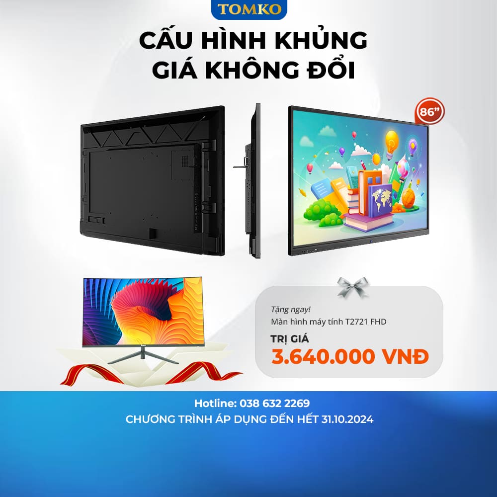 banner chuong trinh khuyen mai man hinh tuong tac tomko 86 inch mobile