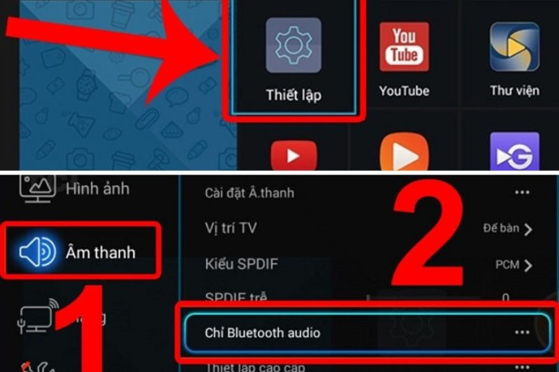 cach chieu man hinh dien thoai len tivi bang bluetooth tivi tcl b2