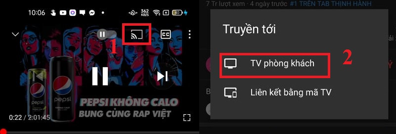 chon bieu tuong truyen tren youtube