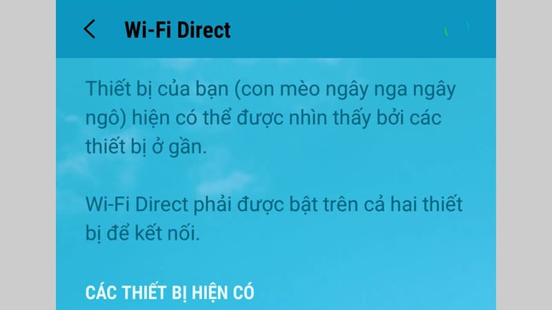 cach ket noi dien thoai voi may chieu bang wifi direct b3